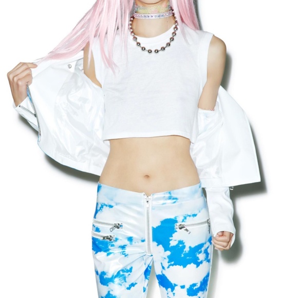 24HRs heaven's gate angel wing dolls kill crop top - Picture 3 of 3